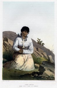 Toro-Mucho, Chief of a Band of Kioways by John Mix Stanley