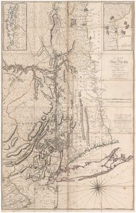 A Map of the Province of New York by Captain Montresor by John Montresor