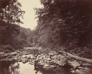 The Wissahickon Creek near Philadelphia, c. 1863 by John Moran