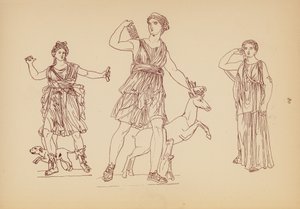 Ancient Greek Female Costume by John Moyr Smith