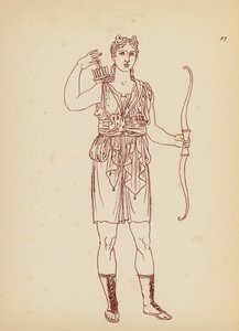 Ancient Greek Female Costume by John Moyr Smith