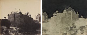 Taj Mahal, Back View of the Rest-House, with Figure by John Murray