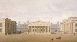 Trafalgar Square, Westminster, London, 1828