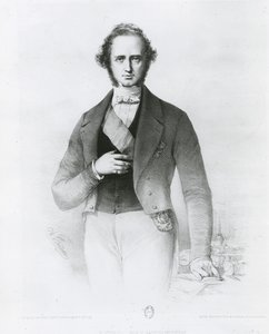 Portrait of Henry John Temple, Lord Palmerston, engraved by Collette by John Partridge
