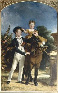 The Petre Family (detail) by John Partridge