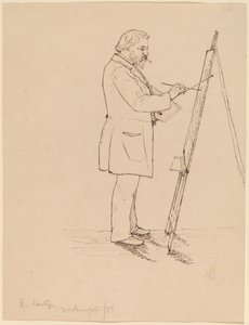 Sketching by John Quincy Adams Ward
