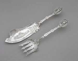Fish Fork and Knife, c. 1862-1870
