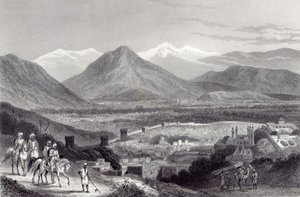 Cabul from the Bala Hissar, Engraved by J. Stephenson by John Ramage