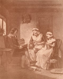 Domestic Happiness, Laetitia with Her Parents