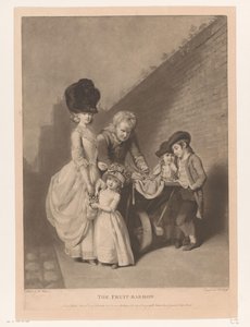 Portrait of a Family, Possibly the Walton Family (The Fruit-Barrow) by John Raphael Smith