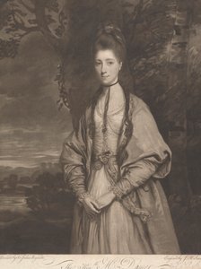 The Honorable Mrs. Anne Seymour Damer by John Raphael Smith