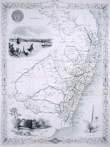 New South Wales, from a Series of World Maps published by John Tallis & Co., London & New York