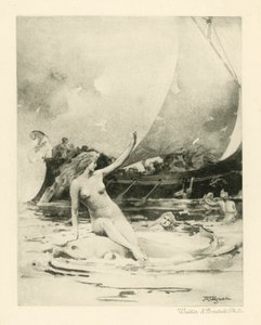 Illustration for the Poems of Catullus by John Reinhard Weguelin