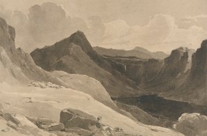 A Mountain Landscape with a Shepherd