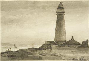 The Flat Holm Lighthouse