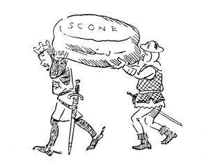 King Edward I Stealing the Stone of Scone