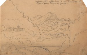 Ascent of the Apennines to the Rochetta by John Robert Cozens