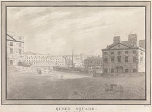 Bath: Queen Square by John Robert Cozens