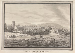 Bath: The South Parade by John Robert Cozens