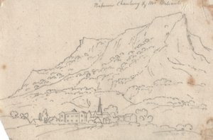 Between Chamberg and Mt. Meliant by John Robert Cozens