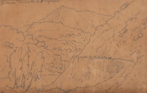 Between Tavernelle and San Casciano by John Robert Cozens