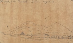 Fortress in the Boschetto, Portici, August 26 by John Robert Cozens