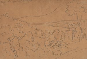 Lago di Vico from the Hill of Viterbo by John Robert Cozens