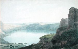 Lake Nemi by John Robert Cozens
