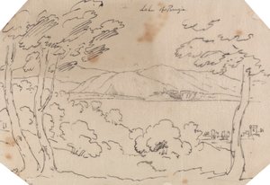 Lake of Perugia by John Robert Cozens