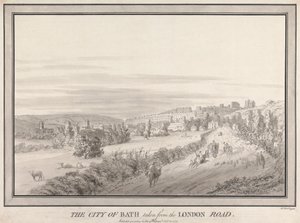 The City of Bath taken from the London Road by John Robert Cozens