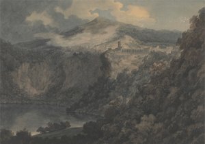 The Lake and Town of Nemi