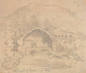 The Temple of Diana near Baia by John Robert Cozens