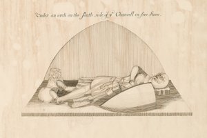 Swynnerton Church - Effigy by John Robert Fernyhough