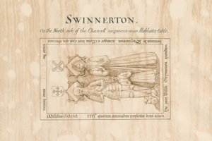 Swynnerton Church - Monument to William Swynnerton by John Robert Fernyhough