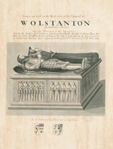 Wolstanton Church - Tomb of Sir William Sneide and Dame Anne by John Robert Fernyhough