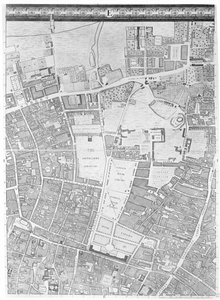 A Map of Moorfields and Hoxton, London, 1746