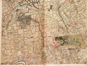 Map of Acton, Paddington, Hyde Park and Kensington