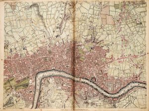 Map of Islington, Westminster, City and Southwark