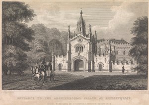 Entrance to the Archiepiscopal Palace, at Bishopthorpe (published by I. T. Hinton); page 34 (Volume One) by John Rogers