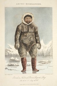 Arctic Highlander, Ervick, a Native of Prince Regents Bay, Illustration from 
