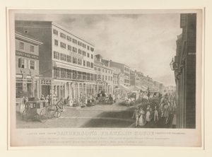 A South West View of Sanderson by John Rubens Smith