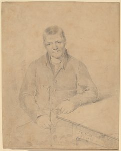 Man Seated at a Table by John Rubens Smith