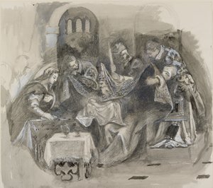 Drawing of Tintoretto