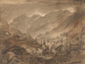Mountain Landscape, Macugnaga by John Ruskin
