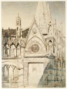 Santa Maria della Spina, East end, Pisa, Italy by John Ruskin