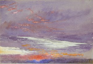 Study of Dawn: purple Clouds, March 1868