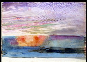 Sunset at Herne Hill through the Smoke of London by John Ruskin