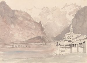 Swiss Mountain Landscape by John Ruskin