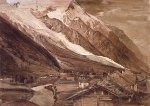 The Glacier des Bossons, Chamonix by John Ruskin