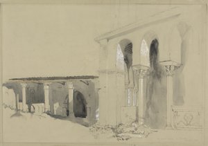 The Great Square at Torcello, 1850 by John Ruskin